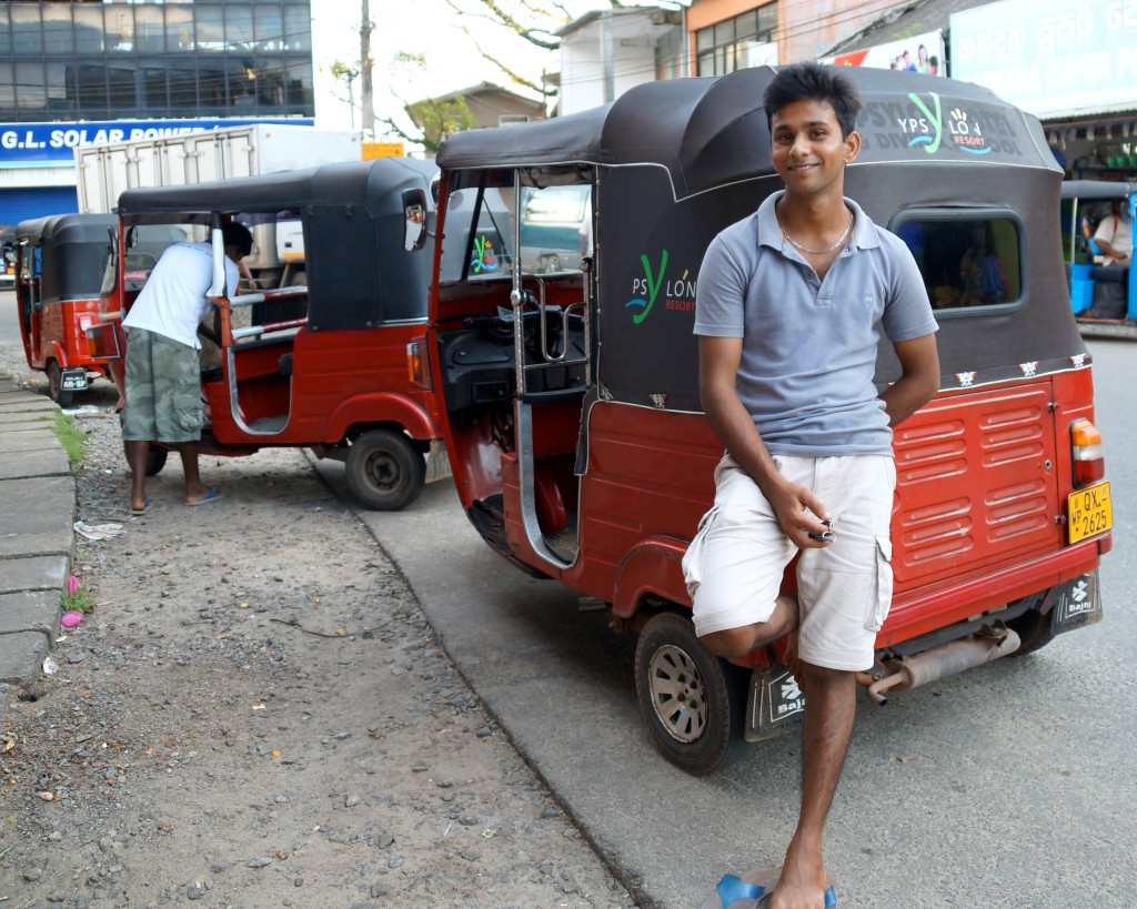 Tuk Tuk und Fahrer