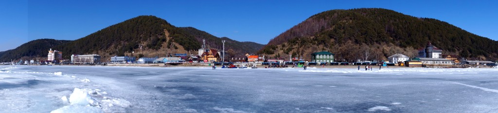 Listwjanka vom Baikalsee aus