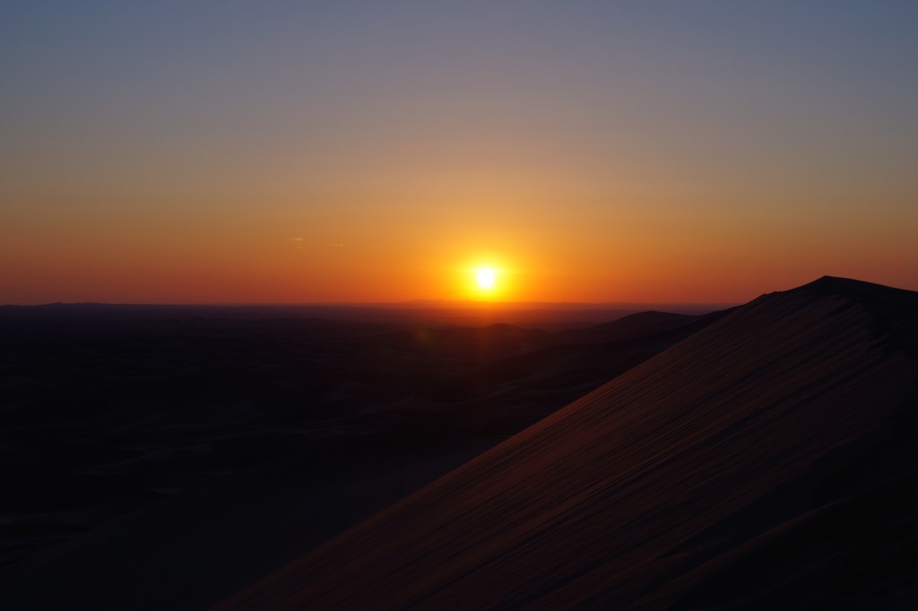 Sonnenuntergang in der Wüste