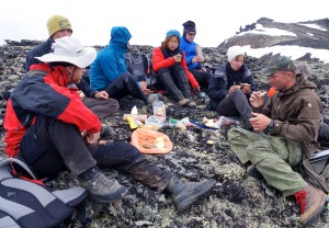 Picknick am Ziel