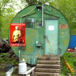 Russische Propaganda: "Müll wegräumen, Partisan!"